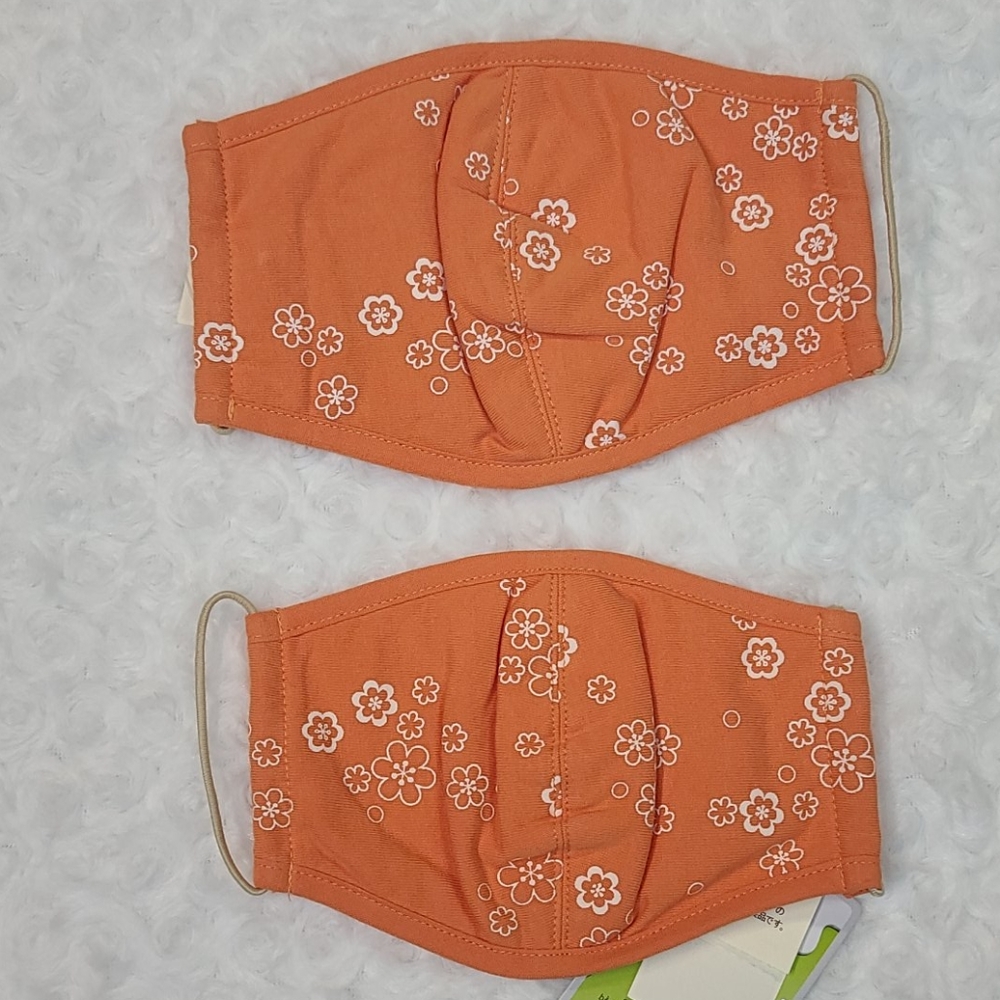 Set of mom and daughter flowers print Hikosen Mask